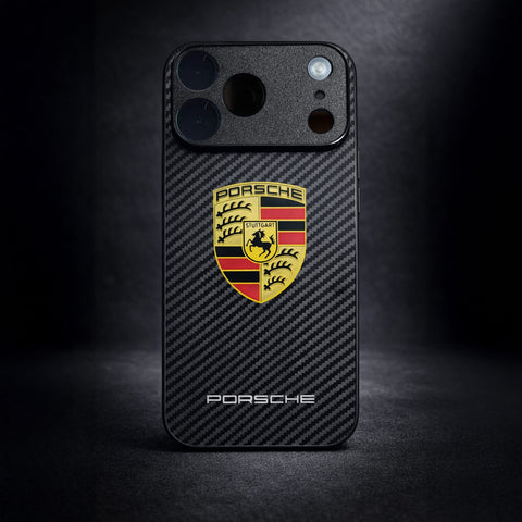 Porsche Carbon Fibre Style Phone Case