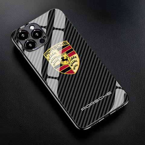Porsche Carbon Fibre Style Phone Case