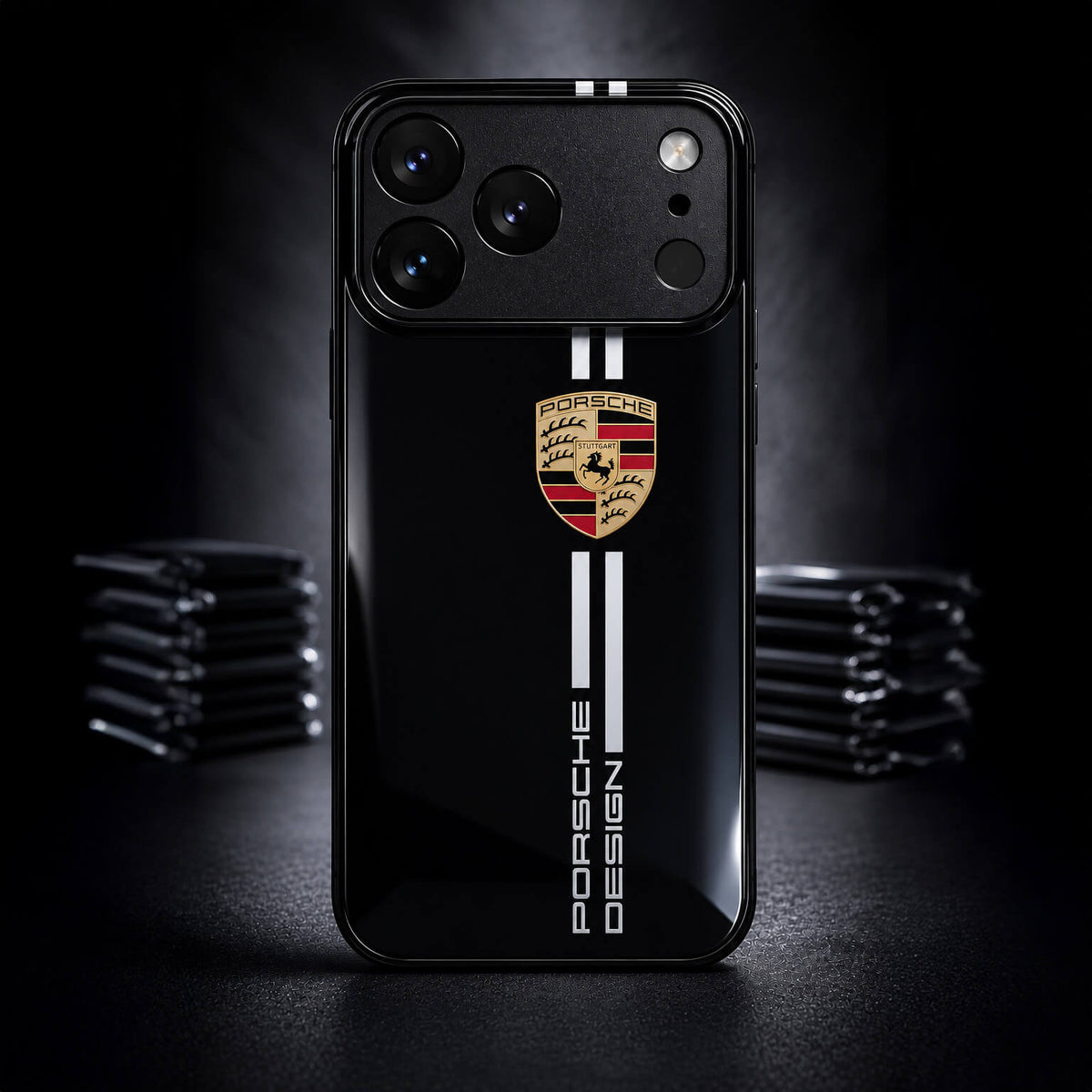 Porsche Design Tempered-Glass Phone Case