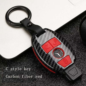 Luxury Carbon Key Cover for Mercedes-Benz