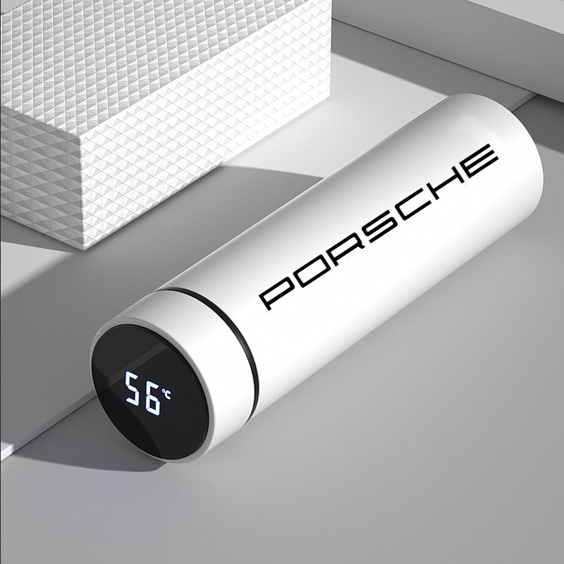 Porsche Smart Thermos Bottle with Temp Display