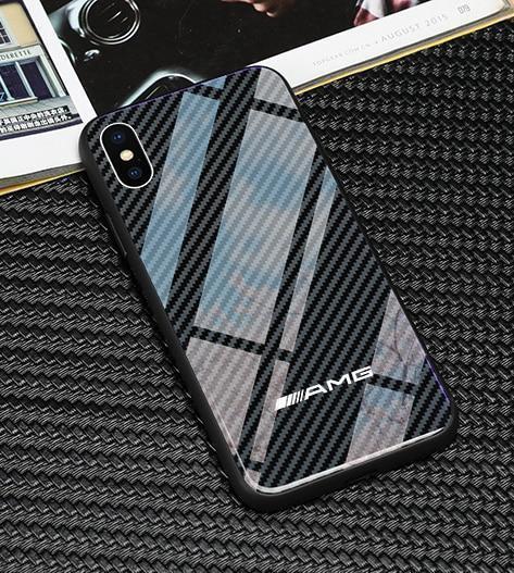 Luxury AMG Carbon Fibre Style Phone Case