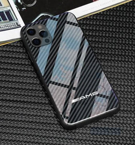 Luxury AMG Carbon Fibre Style Phone Case