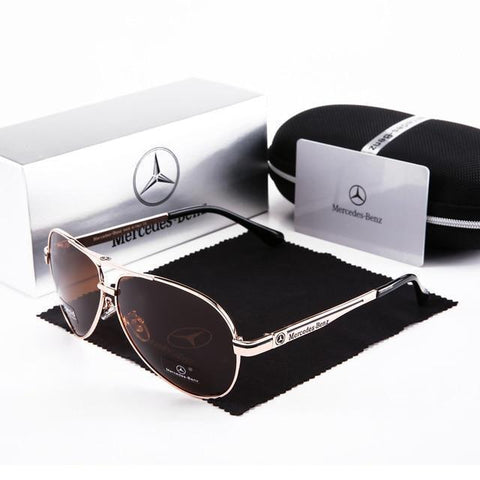 Mercedes Aviator Sunglasses - UV400 Protection!