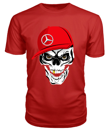 MERCEDES SKULL CAP Premium T-Shirt